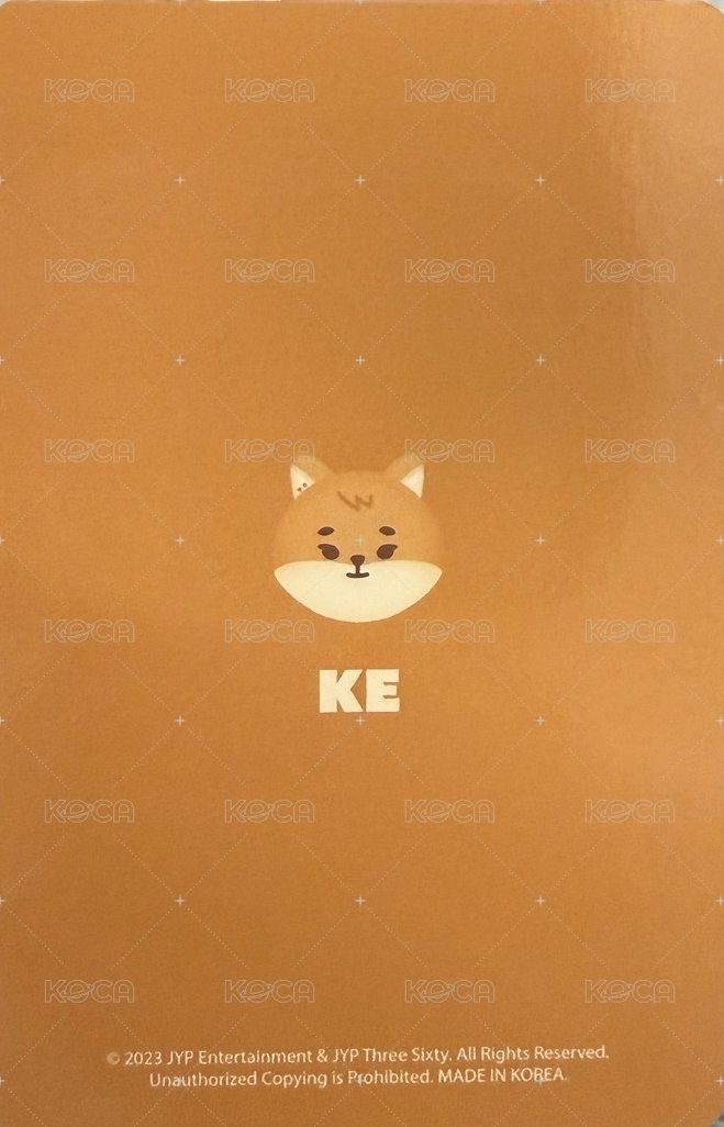 23聖誕控 PVC卡套 周邊卡  背面