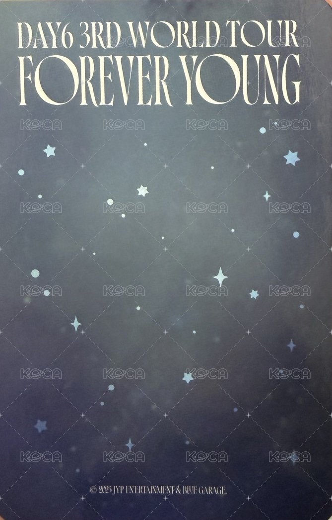 3rd世巡 立牌 周邊卡  背面