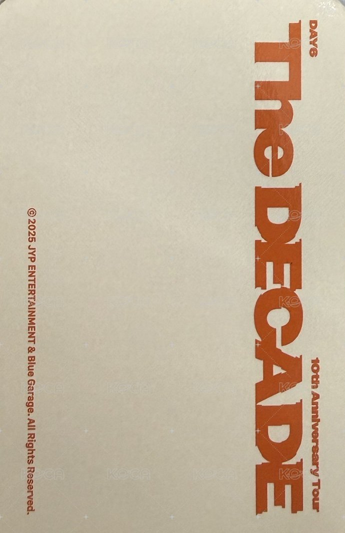 10週年 線下 滿額卡  背面