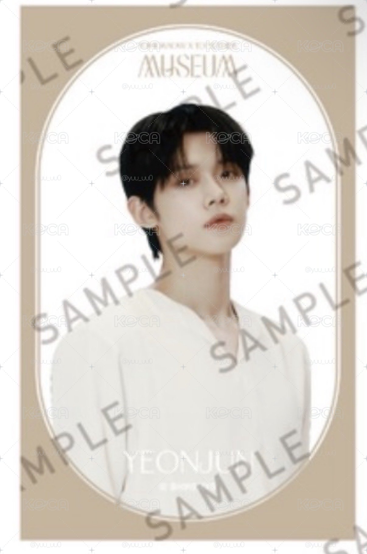 TXT MUSEUM 透卡貼紙set 竣 🦊