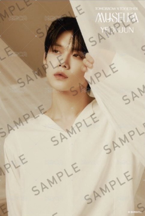 TXT Museum 2024 明信片  背面