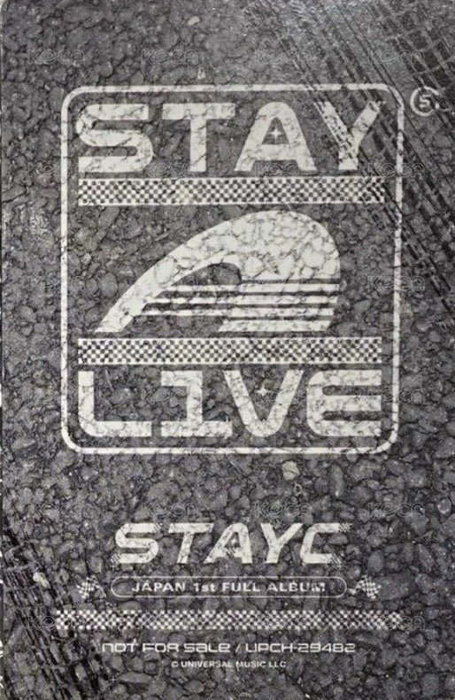 STAY ALIVE 通常盤 專輯卡  背面