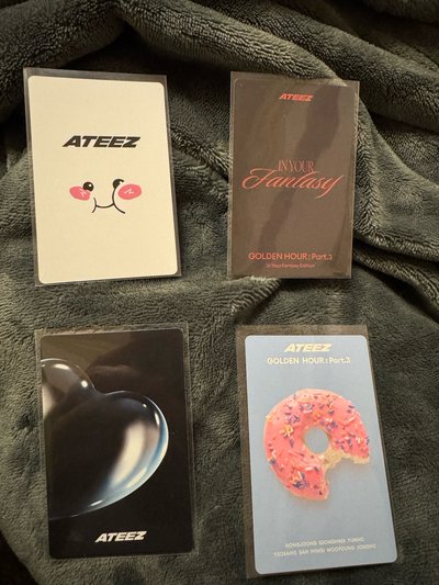 GH3 IYF系列 美通 歐通 hello82 us 特典卡 臉頰澎澎 臉頰愛心 虎爪 甜甜圈 4張合售