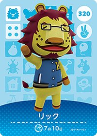 動物森友會 第四彈 320 李克 amiibo 