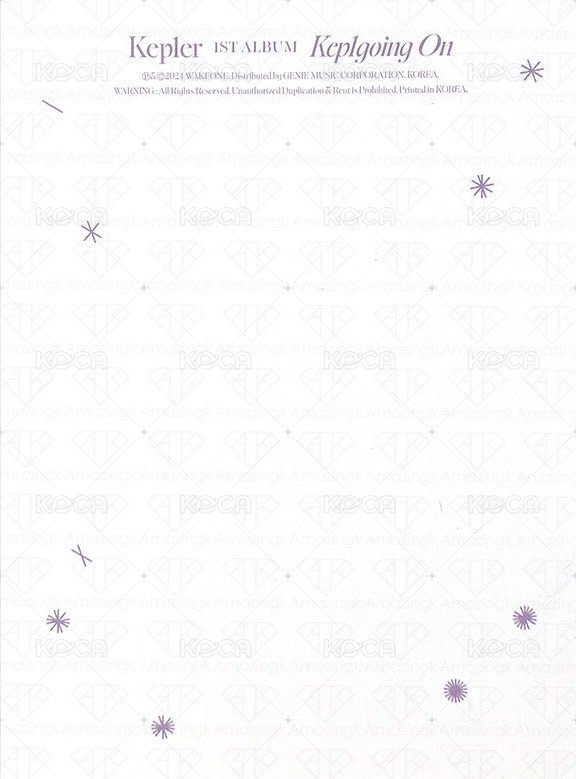 正規一 明信片 SCENE ver. 背面