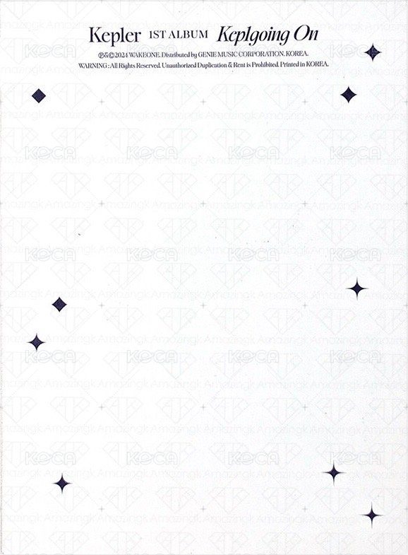 正規一 明信片 NOUS ver. 背面