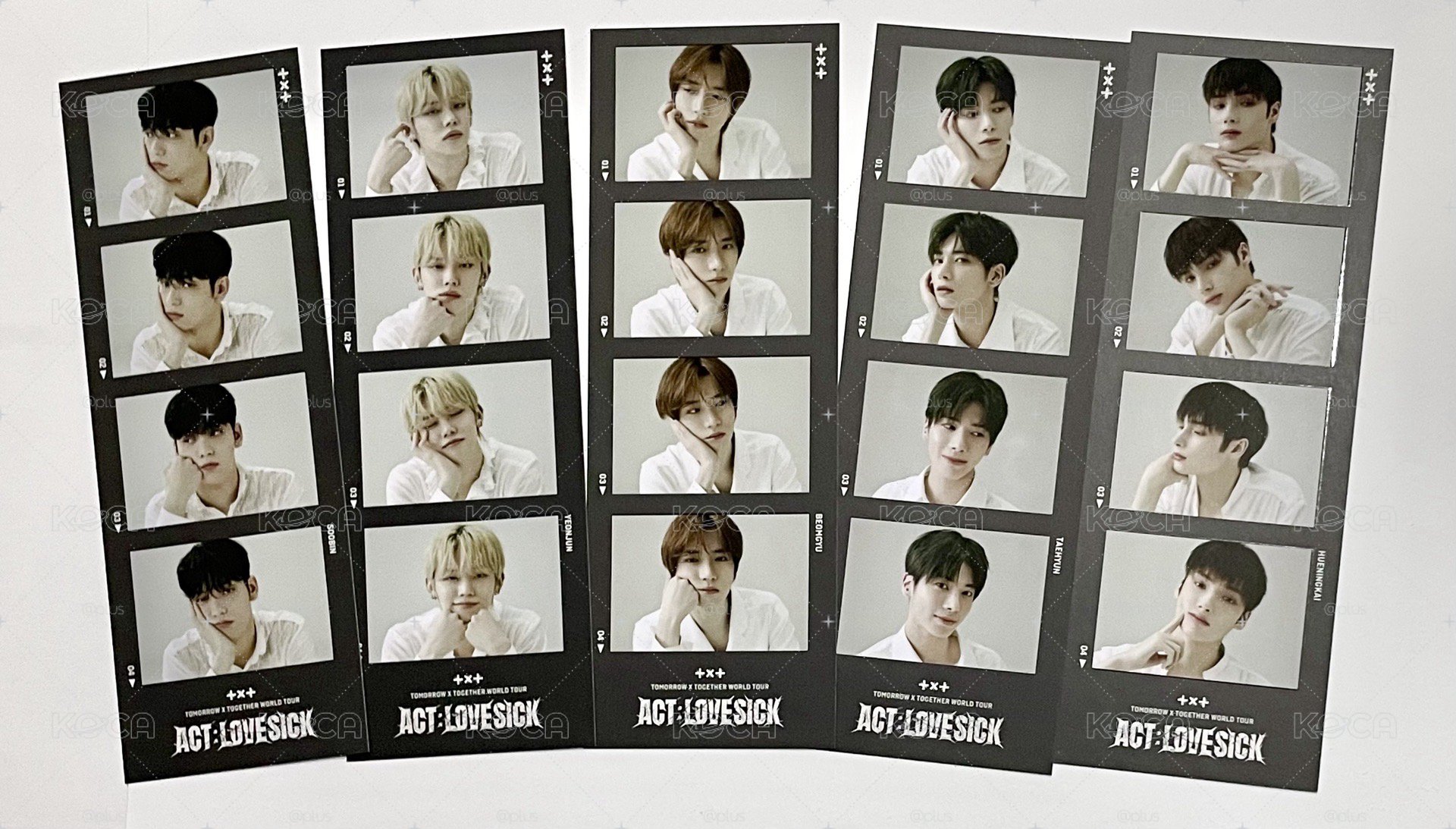 TXT 全新未拆lovesick巡演周邊人生四格卡set套組