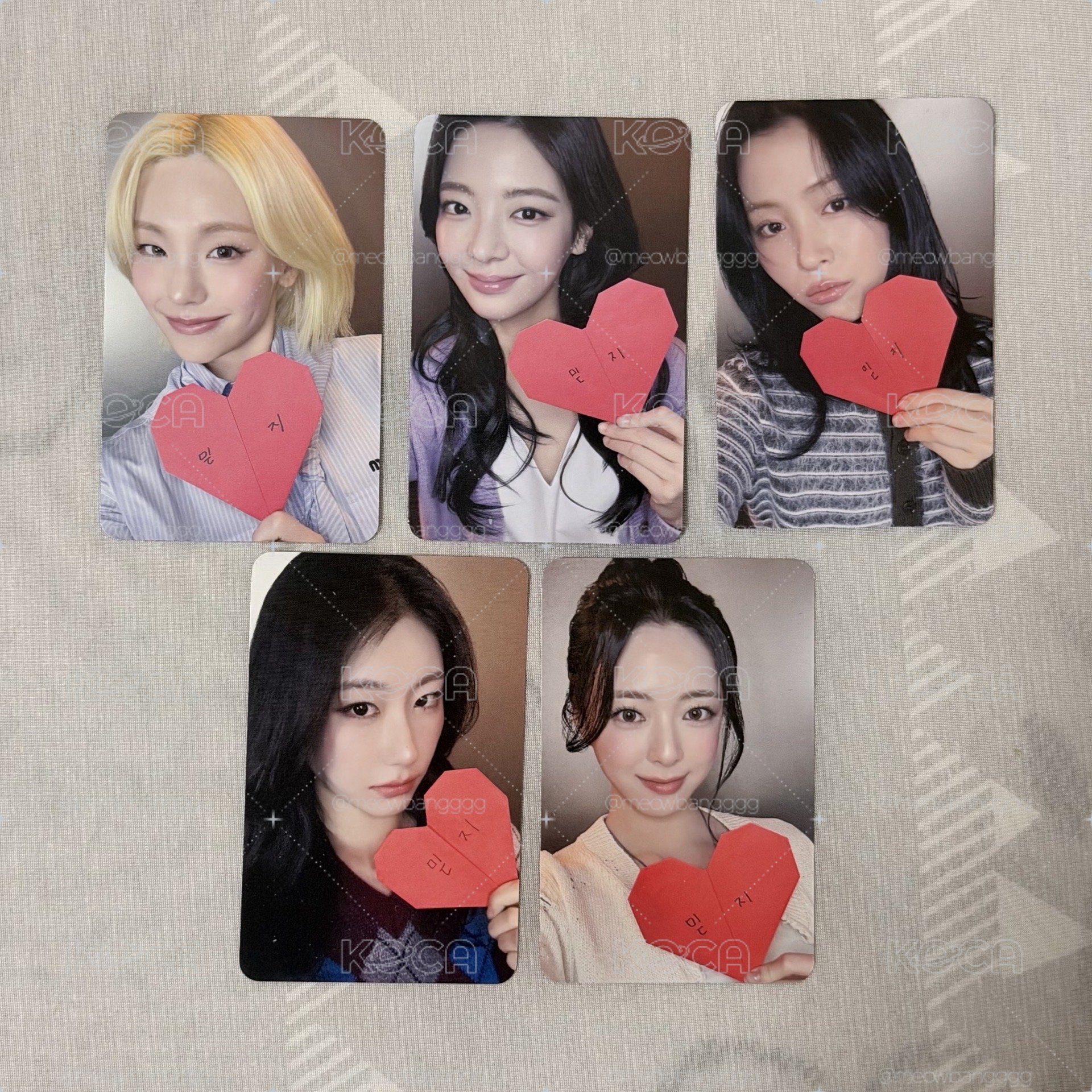 ITZY TNVS ms 台北 線下 抽選卡 中簽卡 你願意接受我的心嗎？