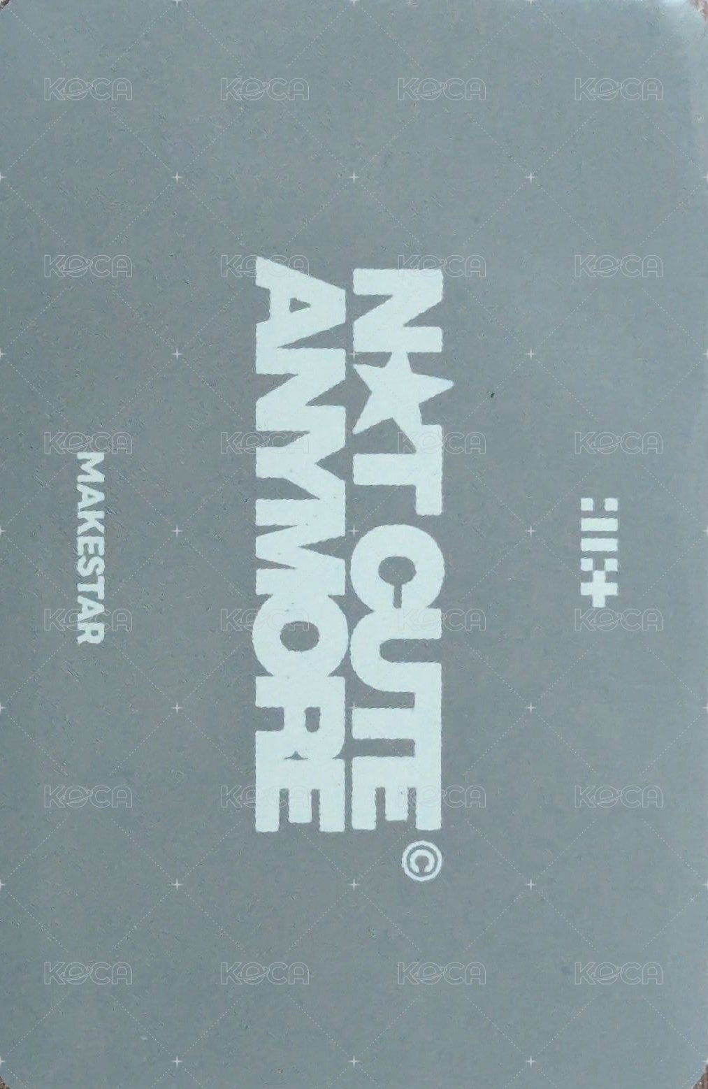 NOT CUTE ANYMORE ms 預售 特典卡 團卡 背面