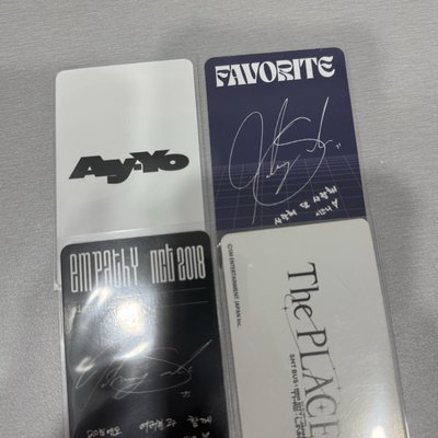 Ay-Yo k4 特典卡 favorite 專卡 NCT2018 the link Johnny