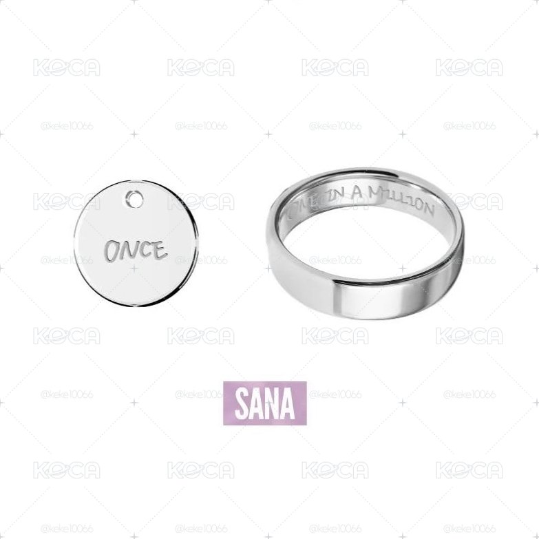 TWICE This is for 六巡 戒指項鍊組 Sana 湊崎紗夏 現貨