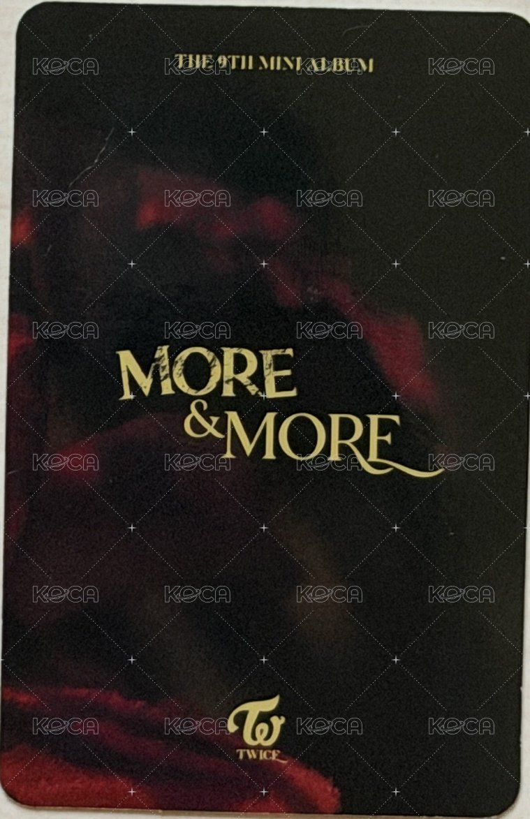 迷9 專輯卡  背面