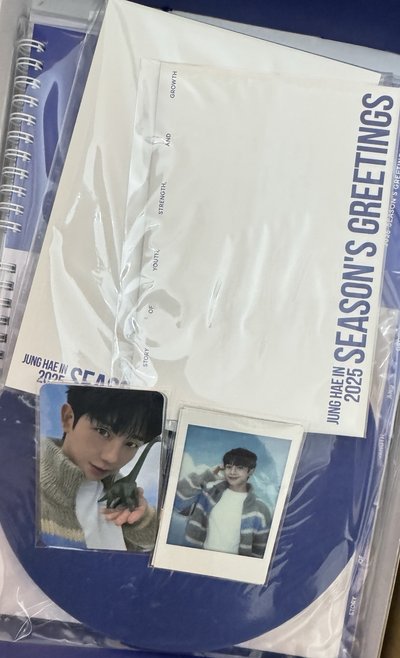 丁海寅 Jung hae in 2025 年歷 season’s greetings