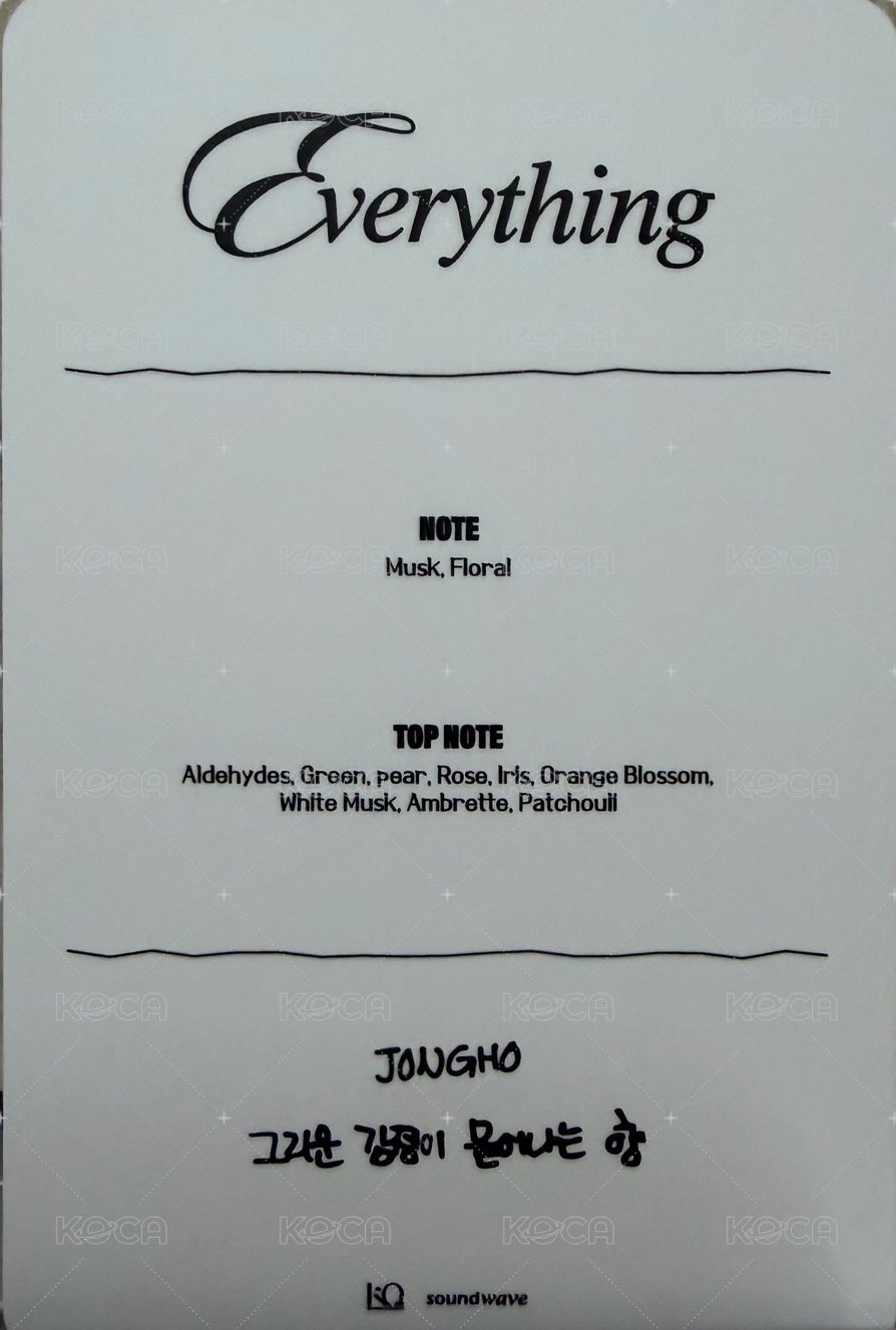 WILL 快閃店 周邊卡 香氛 背面