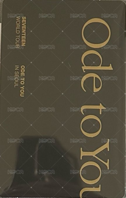 19’OTY 演唱會 DVD / CD 卡 DVD ver. 背面