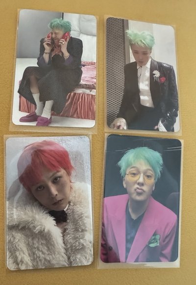 權志龍 G-DRAGON - ÜBERMENSCH 盤收專輯小卡