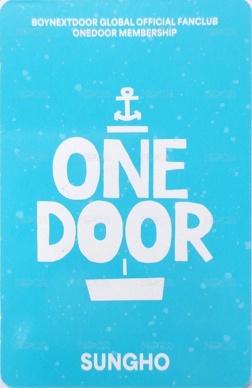 一期會員 會員禮卡  背面