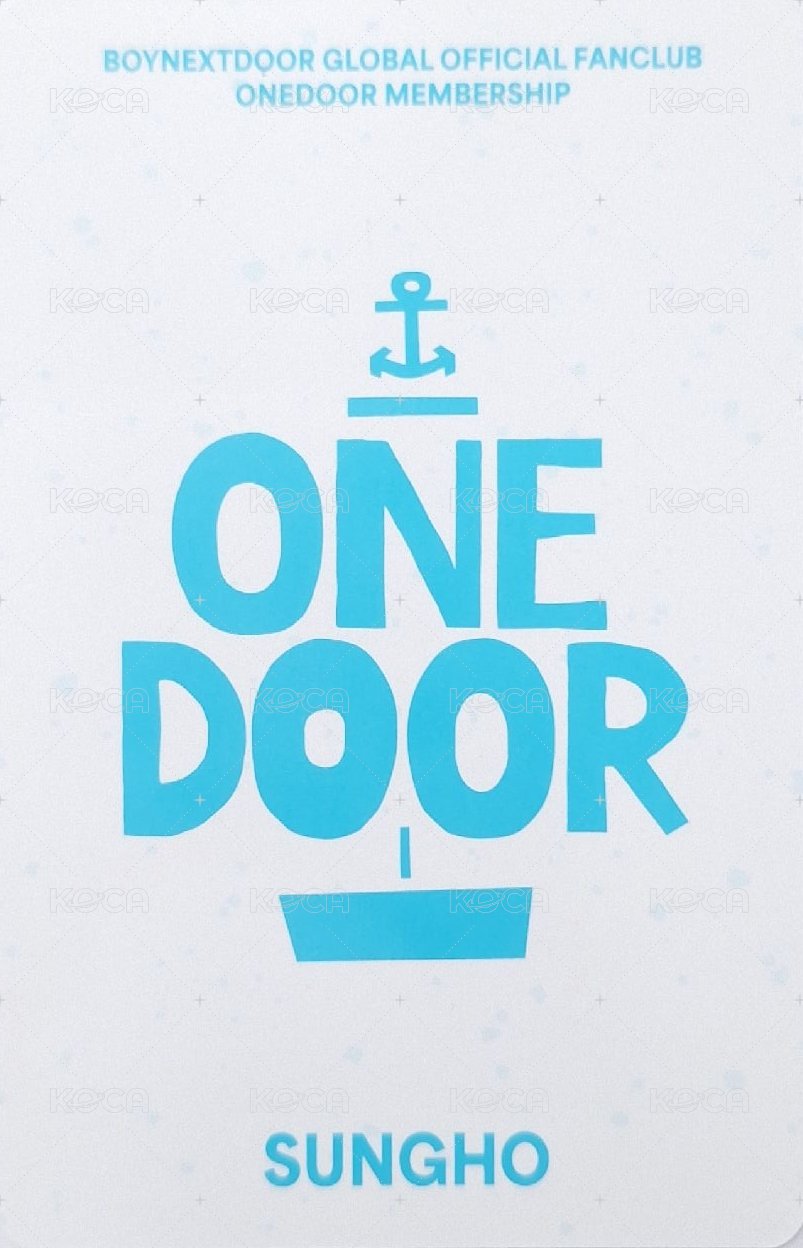 一期會員 會員禮卡  背面