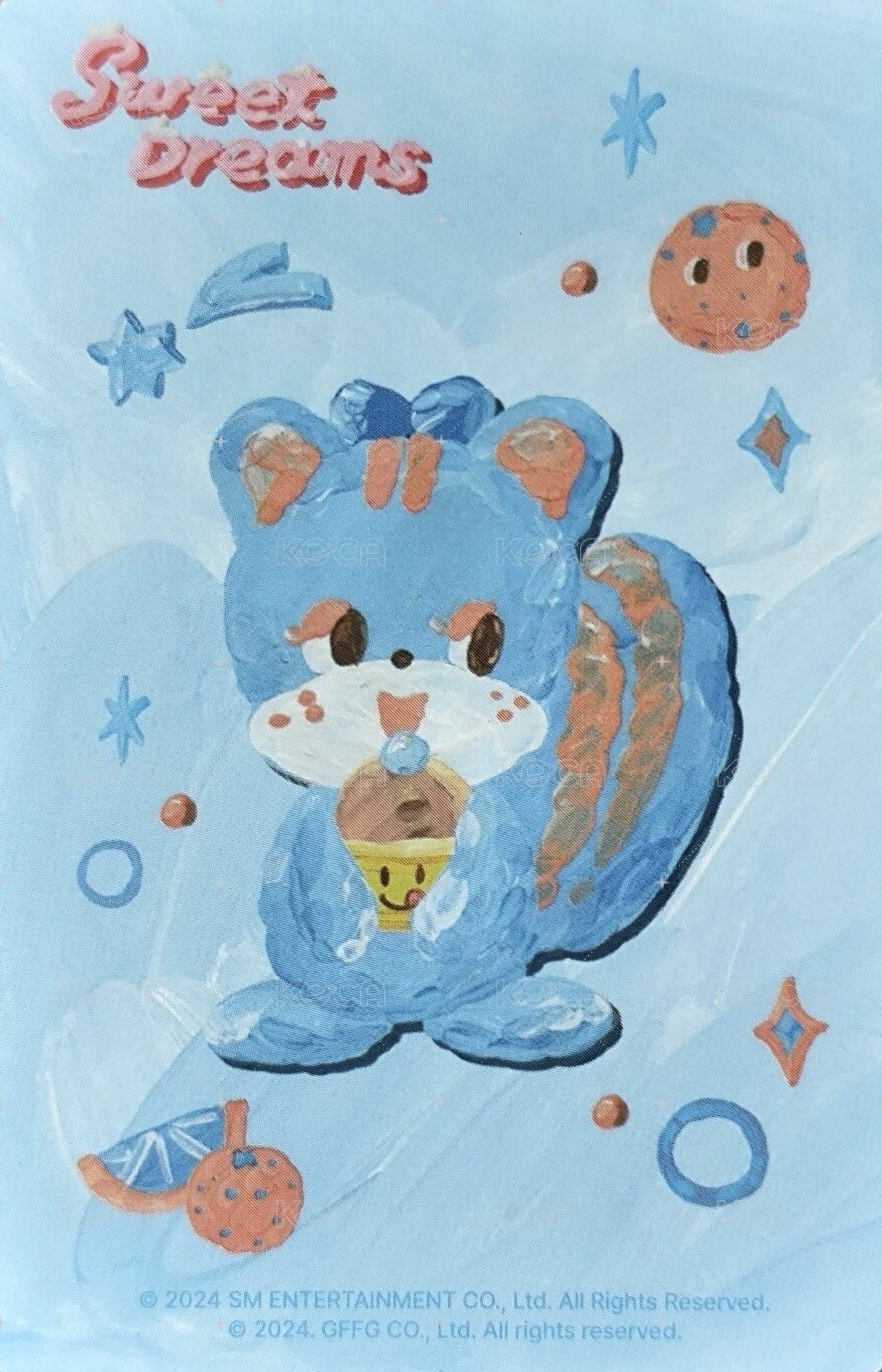 甜品快閃 周邊卡 卡套溫 背面