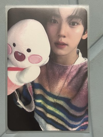 zb1 韓維辰 小卡 寶寶要睡了 比讚 比心 拿花 專卡 絲帶