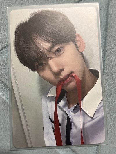 zb1 韓維辰 小卡 寶寶要睡了 比讚 比心 拿花 專卡 絲帶