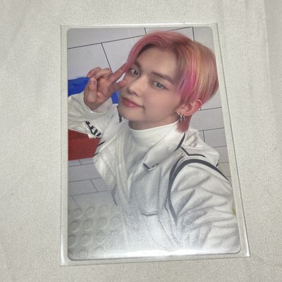 崔然竣 553 線下卡 粉毛比耶小樹杈 塗鴉卡背