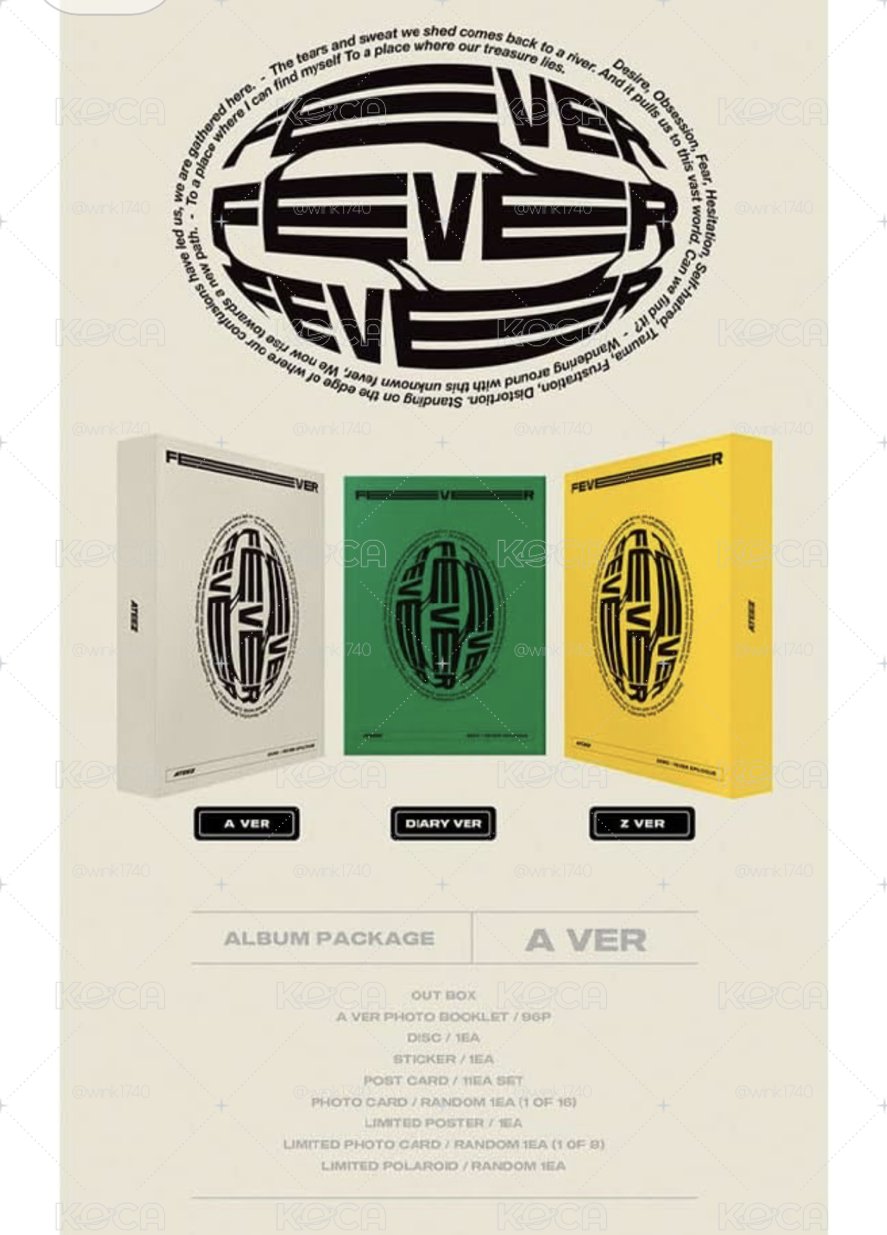 崔傘Fever Epilogue am 特典卡、Fever Epilogue全專