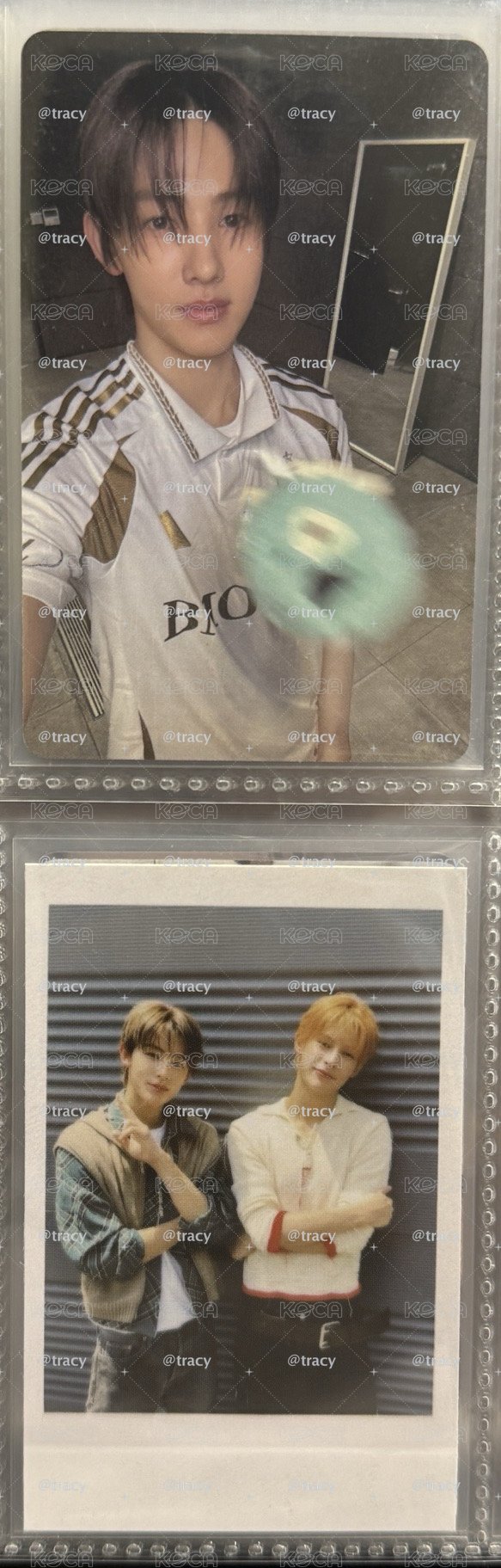 嚴成玹球專卡+玹凡年曆拍立得