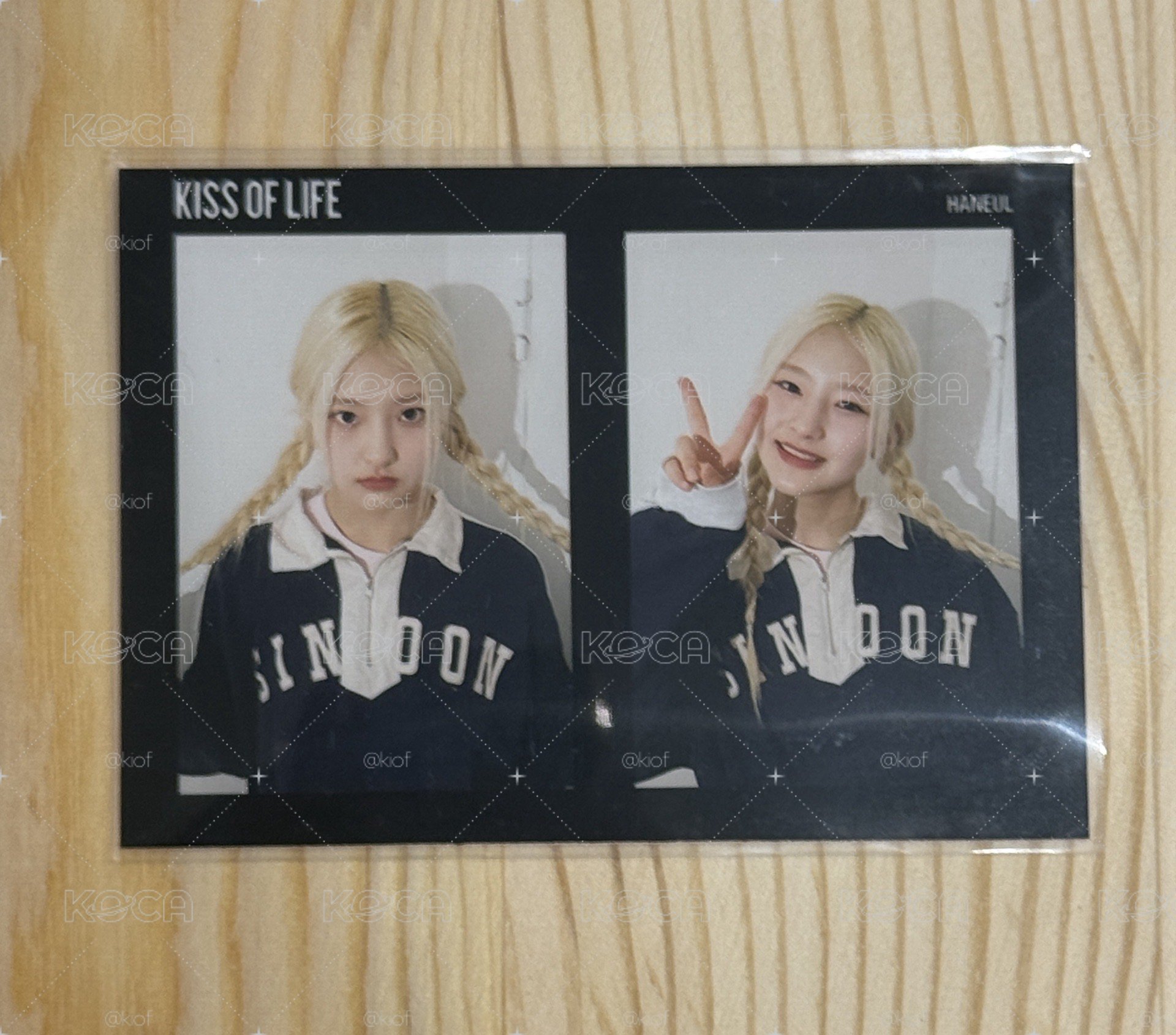 Kiss of Life Haneul 忙內出道中簽二宮格