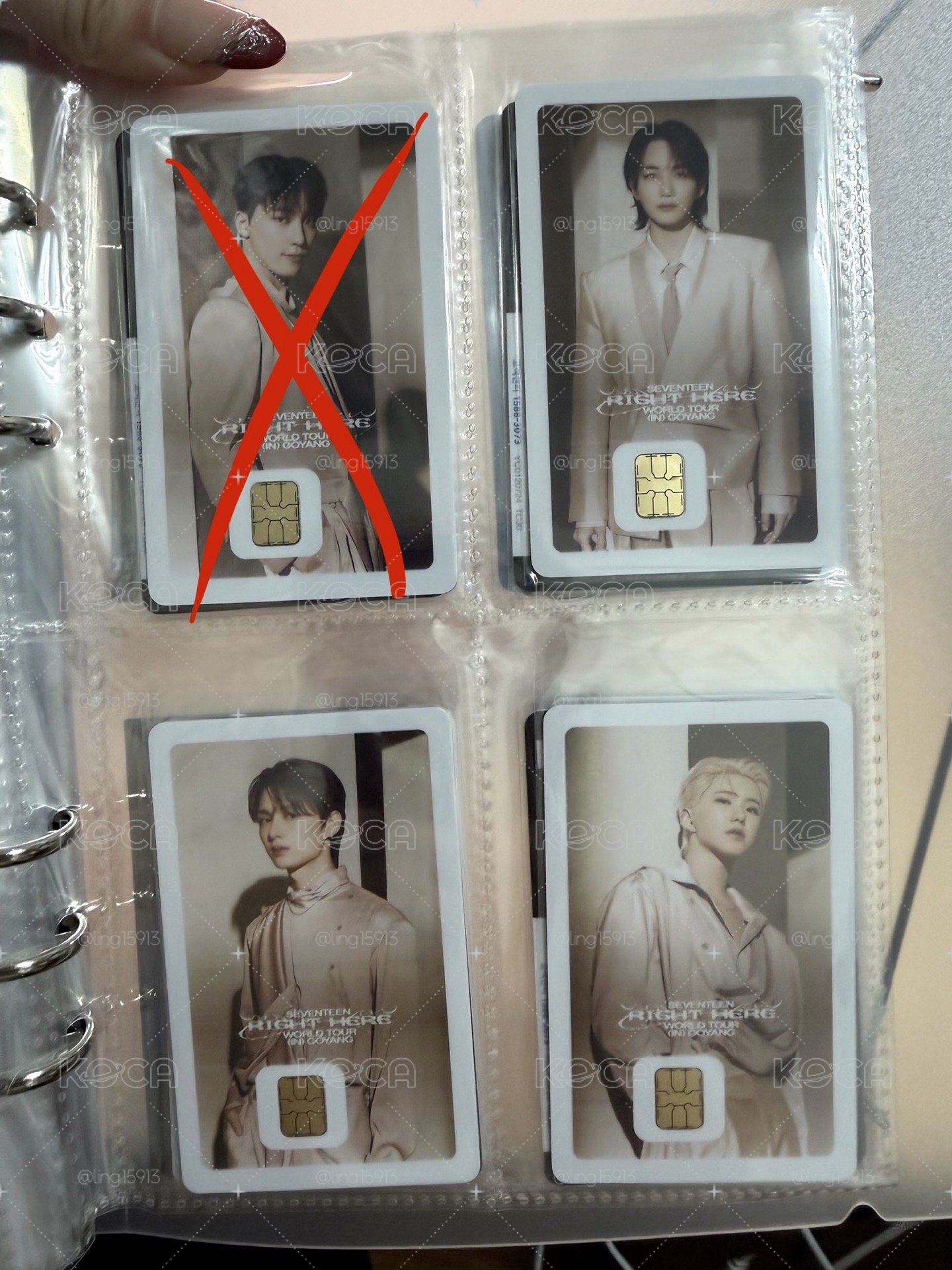 SEVENTEEN RIGHT HERE 交通卡