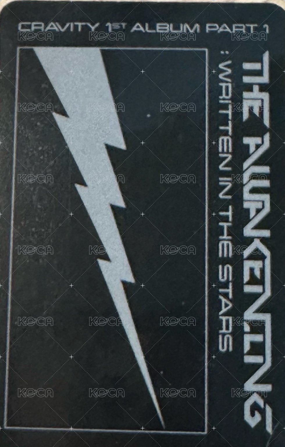 The Awakening: Written In The Stars 專輯卡 雙人卡 背面