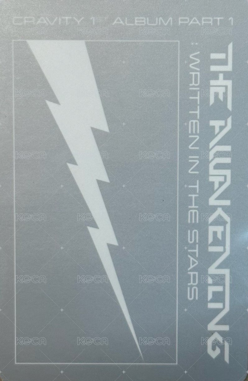 The Awakening: Written In The Stars 專輯卡 雙人卡 背面