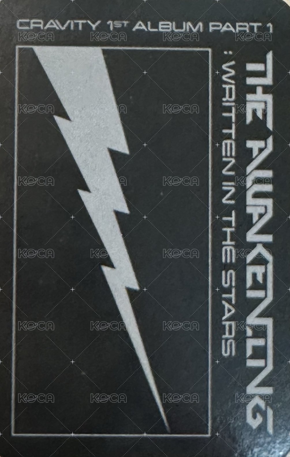 The Awakening: Written In The Stars 專輯卡 雙人卡 背面