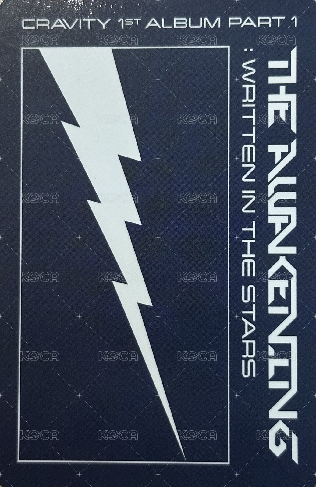 The Awakening: Written In The Stars 專輯卡 雙人卡 背面