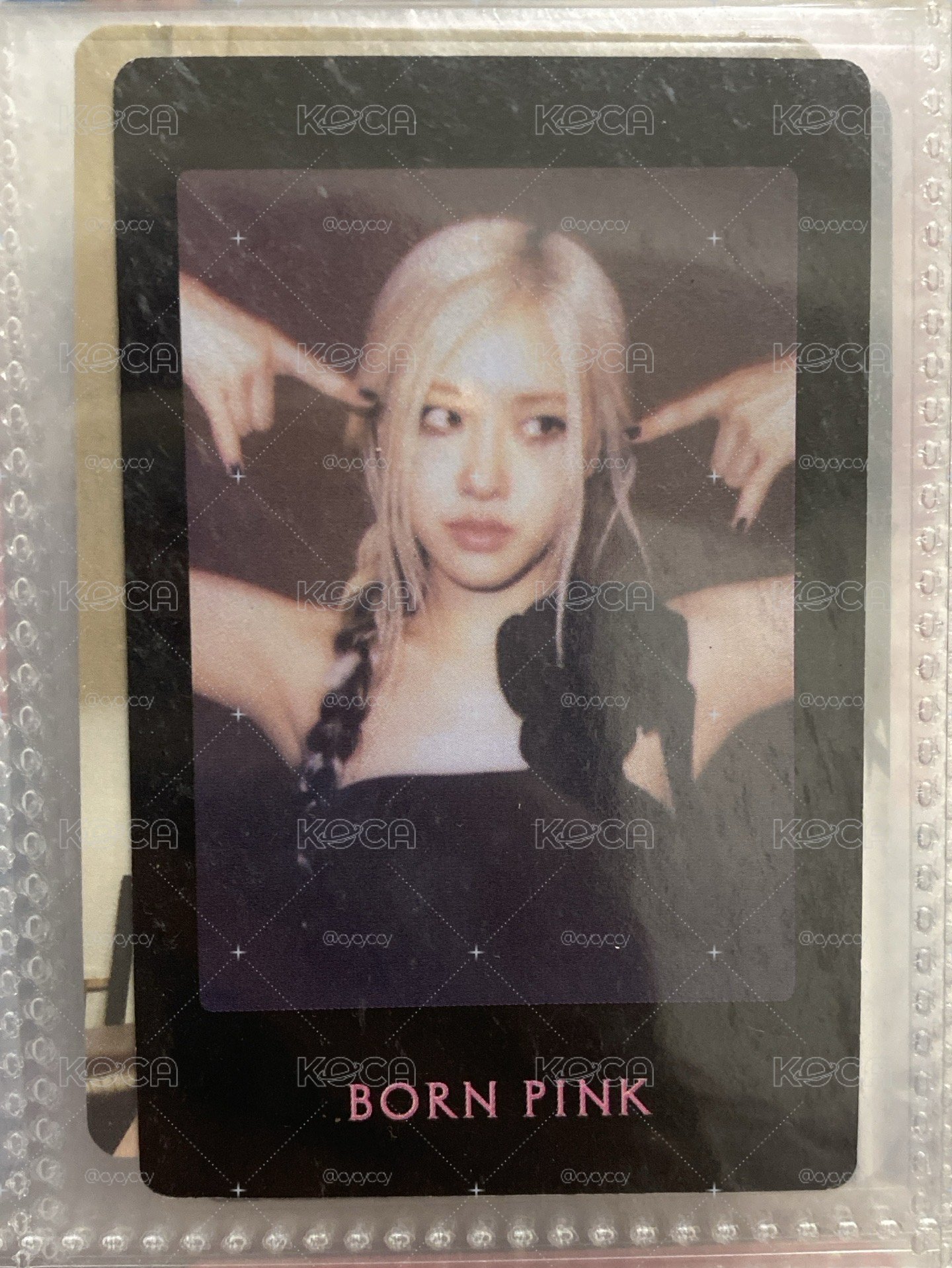 BORN PINK 線下快閃 滿額卡 