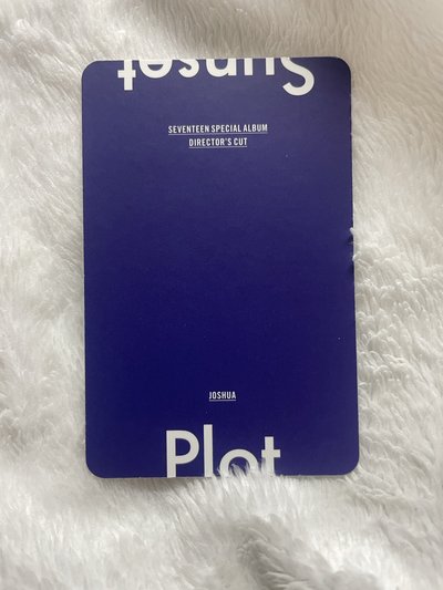 SEVENTEEN SUNSET PLOT 特一 專輯卡-JOSHUA 知秀