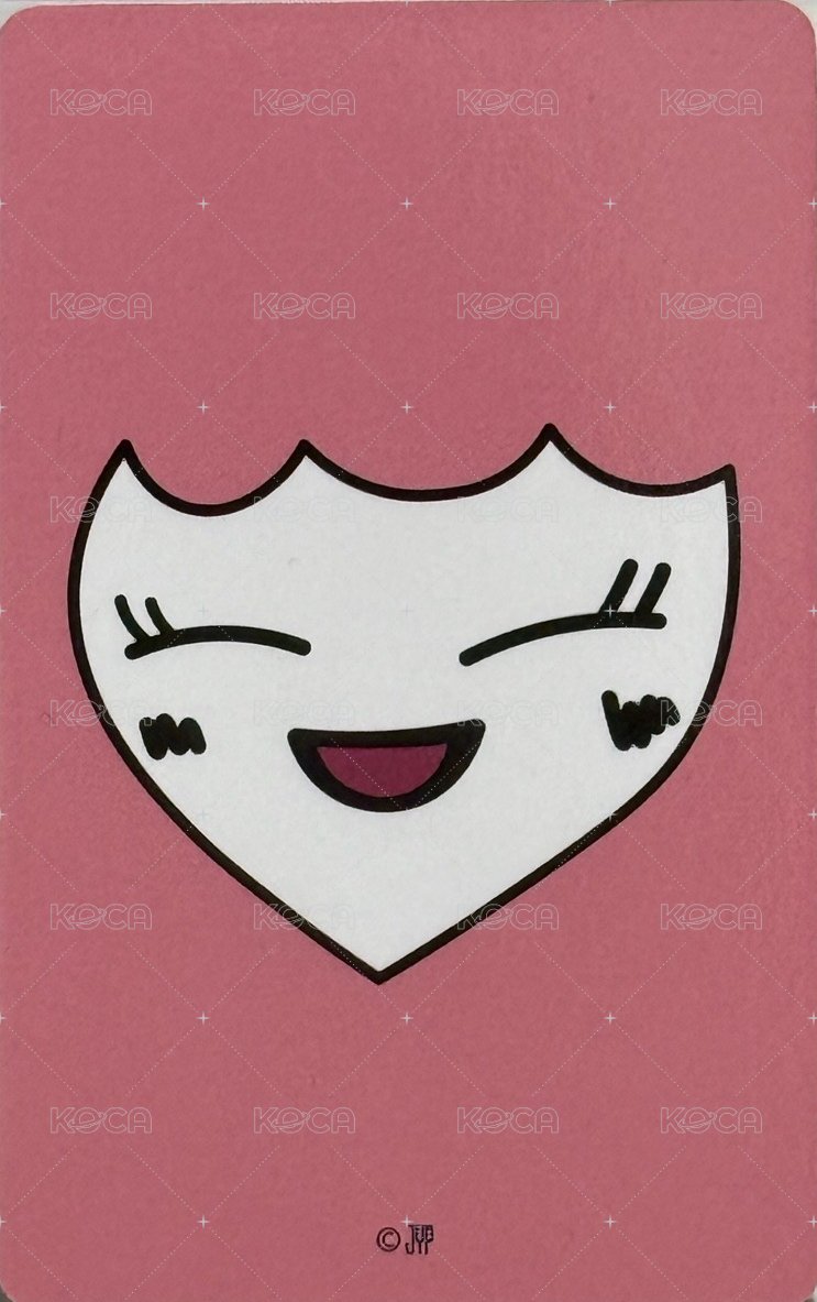 正規四 周邊卡 手機鏈組卡 背面