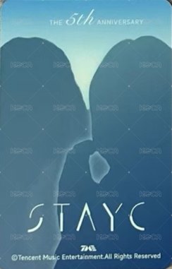 五週年星光卡 QQ音樂 二星 星光卡  背面
