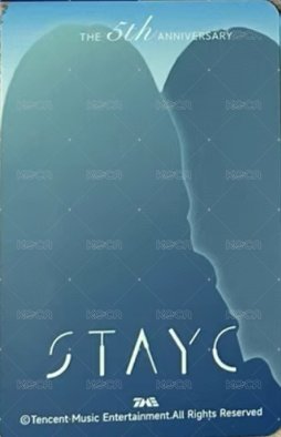 五週年星光卡 QQ音樂 二星 星光卡  背面