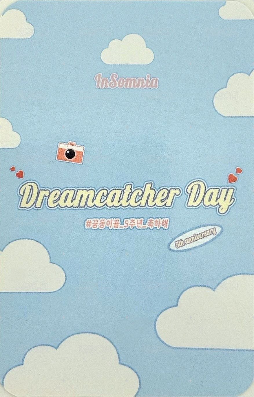 五週年咖啡廳快閃活動 周邊卡  背面