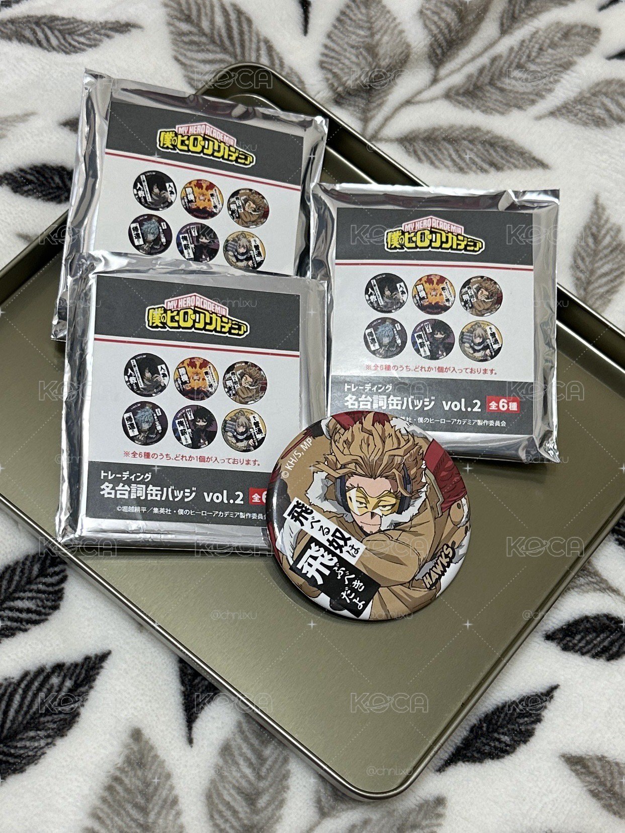 霍克斯 名言 徽章