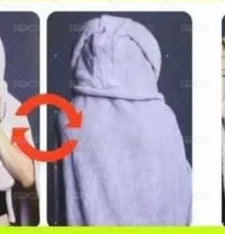 KCON 2024  bstage 特典卡 兔毯雙面卡 背面