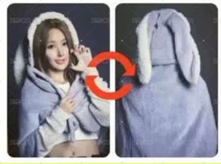 KCON 2024  bstage 特典卡 兔毯雙面卡 背面