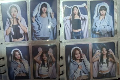 KCON 兔毯雙面卡 一套八卡