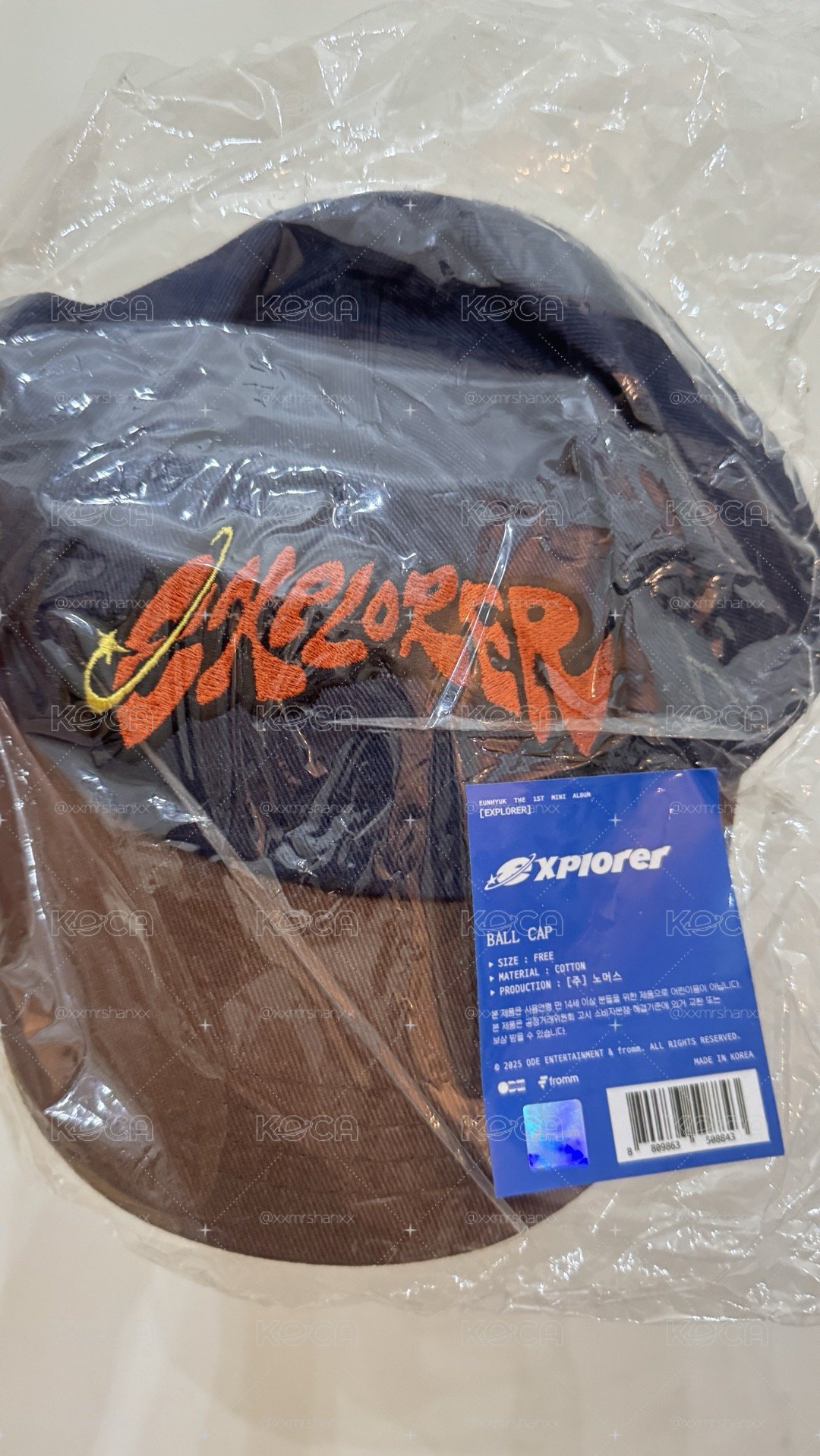 EUNHYUK 銀赫 EXPLORER快閃店 帽子