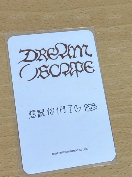 JISUNG 迷五  中文卡背