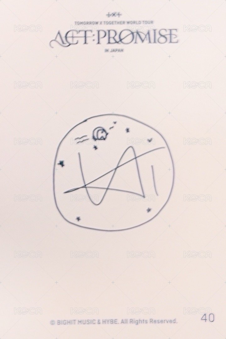 24’巡迴 隨機卡  背面