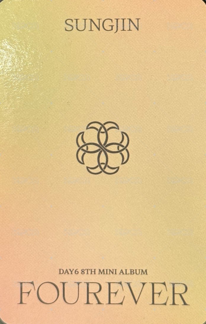 迷八 一般專 專輯卡 綠版 背面