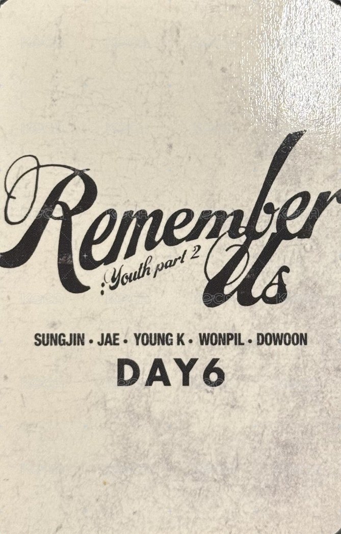 迷四 專輯卡  背面