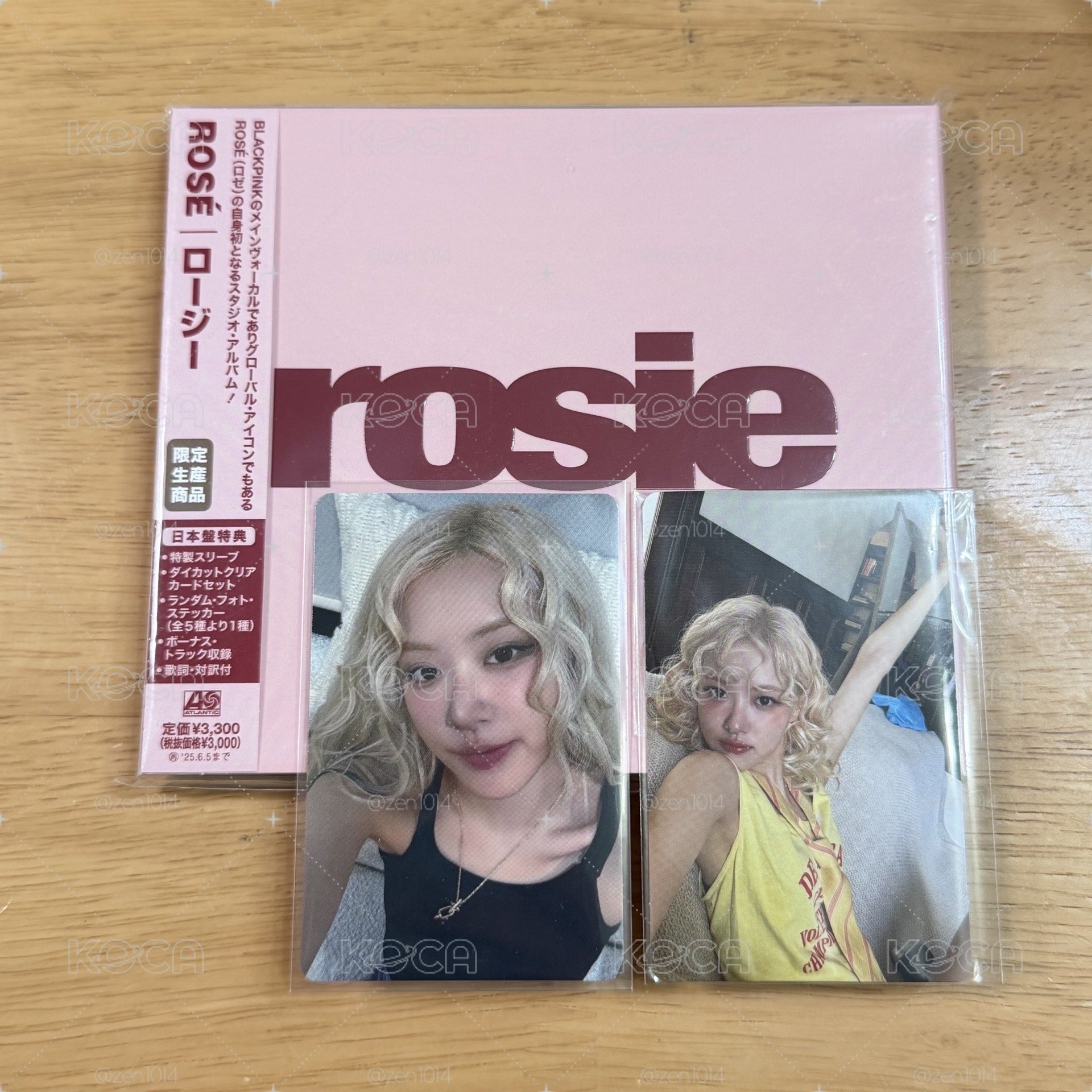 rosie初回限定盤全新未拆+專卡+東京快閃滿額卡